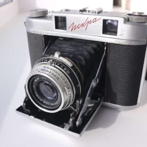 ISKRA Soviet 6×6 medium format folding camera INDUSTAR-58 3,5/75mm