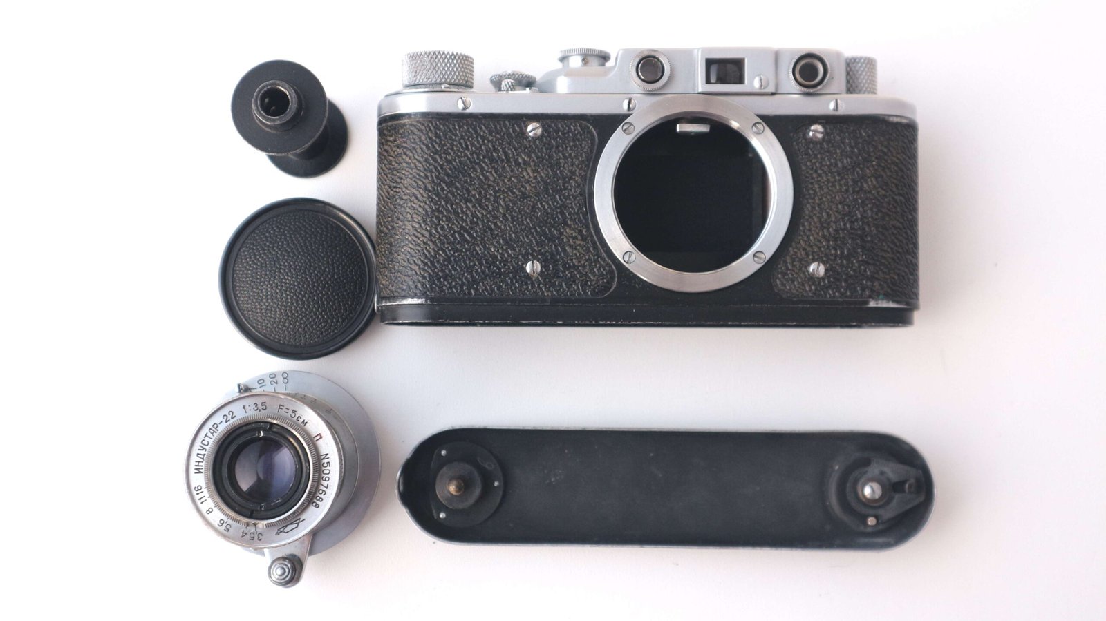 Zorki 1 Soviet Rangefinder Camera 35mm industar 22 50mm s/n 5507341 - Image 6