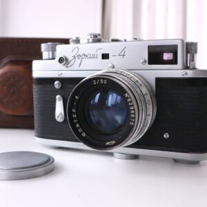 Zorki 4 Soviet Rangefinder Camera 35mm with Jupiter 8 2/50mm S/N 62108502