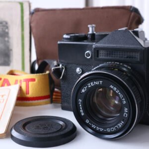 Zenit ET Belarus 35mm SLR Camera with MC Helios 44m-6 2/58mm Lens M42