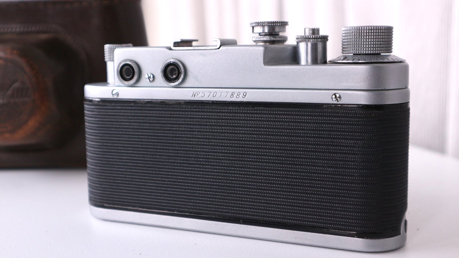 Zorki C Soviet Rangefinder Camera 35mm with Jupiter 8 2/50mm S/N 57017889 - Image 2