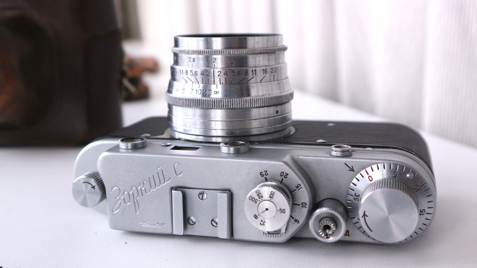 Zorki C Soviet Rangefinder Camera 35mm with Jupiter 8 2/50mm S/N 57017889 - Image 3