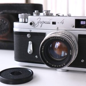 Zorki 4 Soviet Rangefinder Camera 35mm with Jupiter 8 2/50mm S/N 68010258