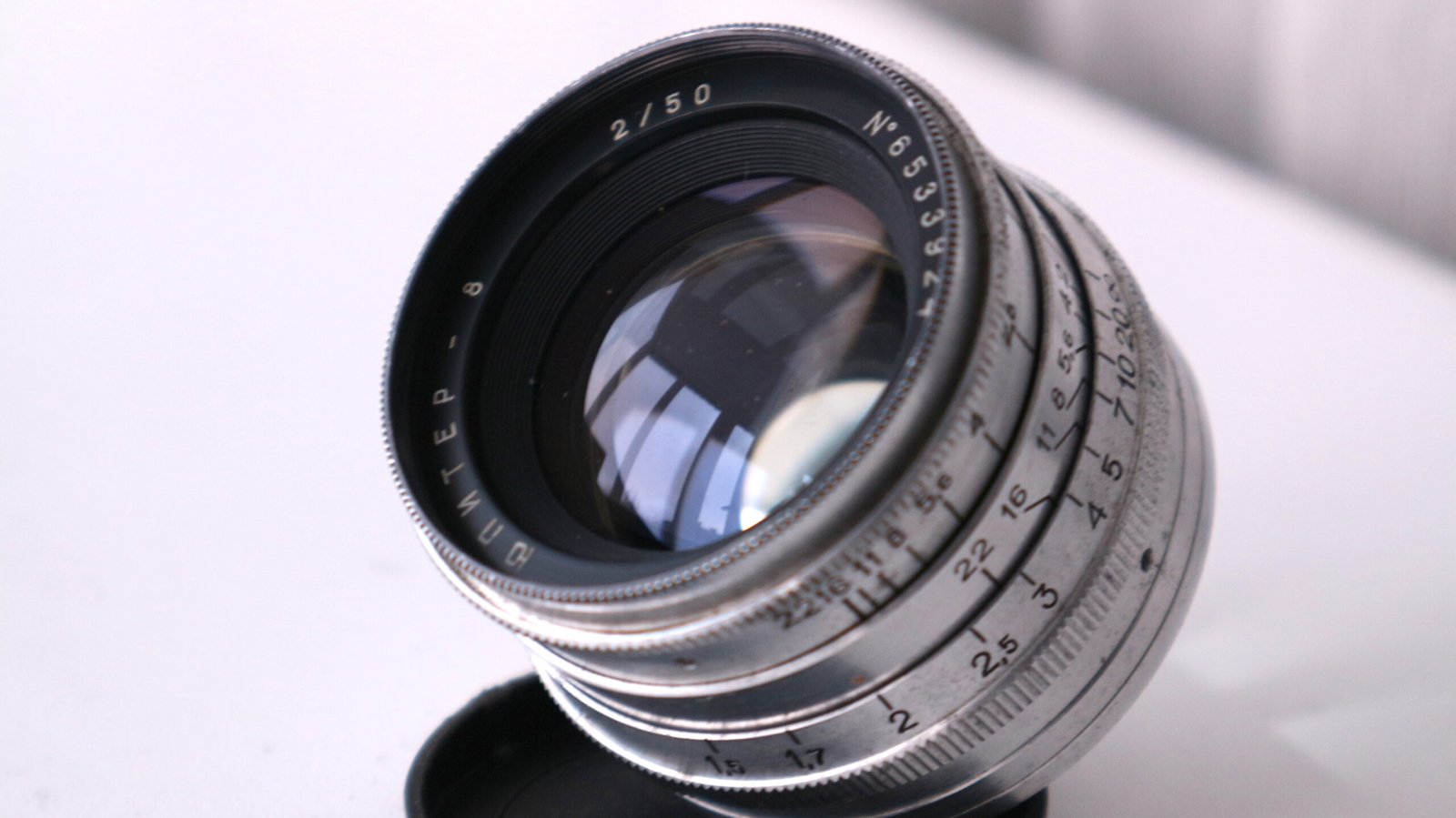 Zorki 4 Soviet Rangefinder Camera 35mm with Jupiter 8 2/50mm S/N 68010258 - Image 8