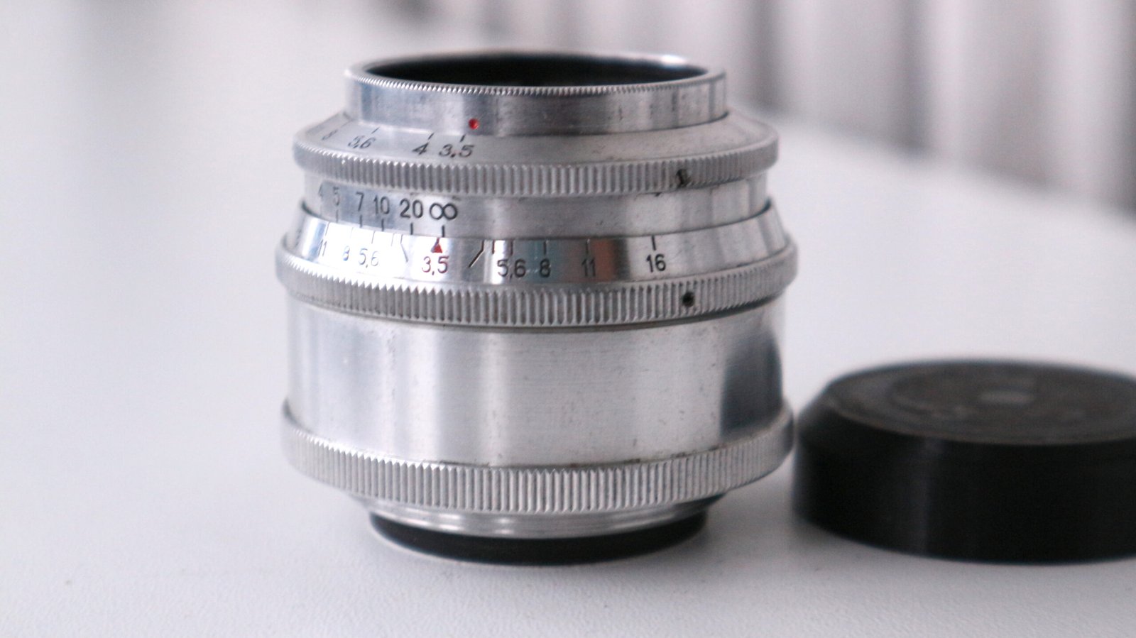 Zorki 2-с Soviet Rangefinder Camera 35mm with Industar 50 3.5/50mm S/N 5892801 - Image 12