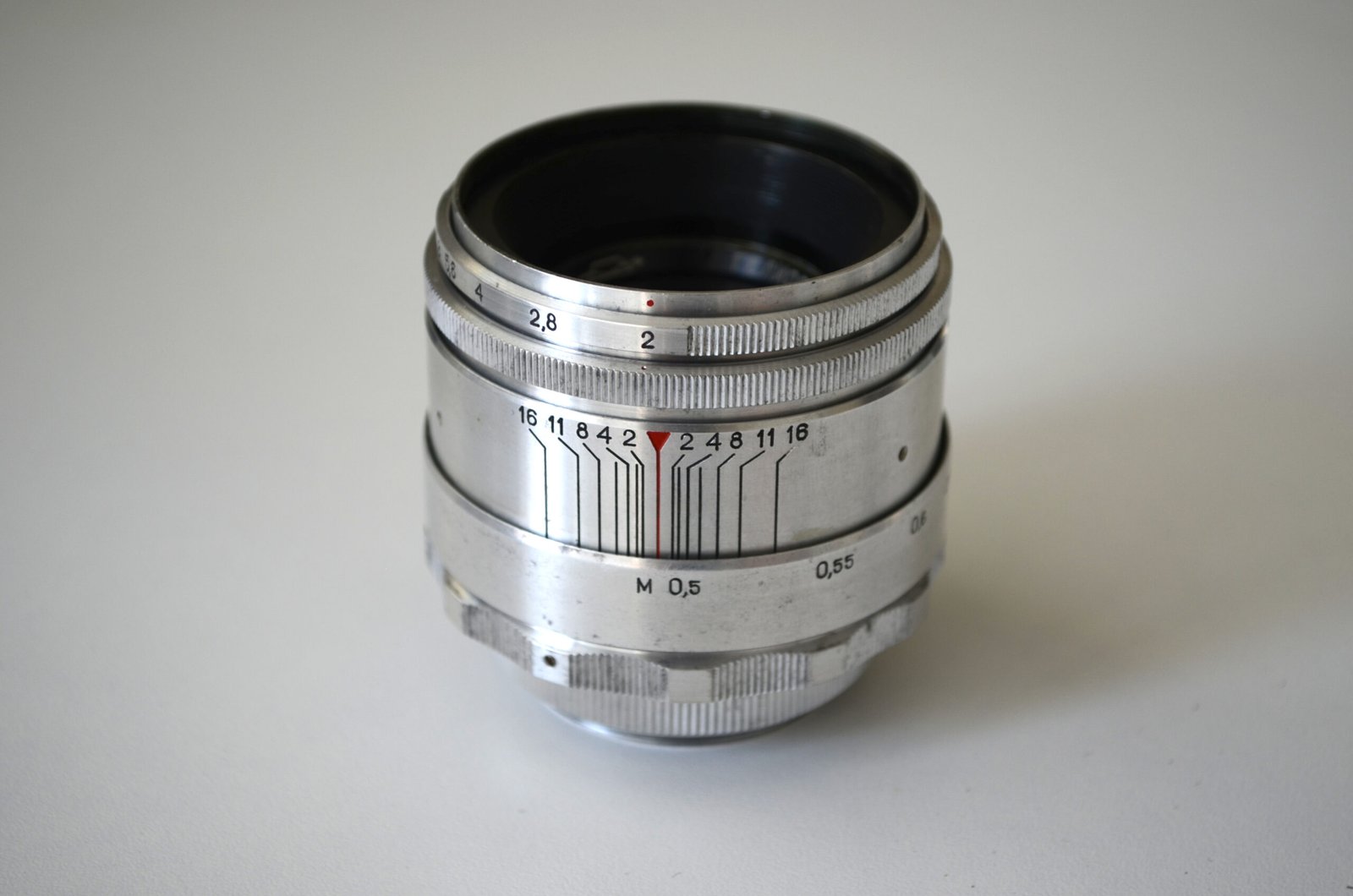Rare HELIOS 44 KMZ Lens M39 Silver 13 blades S/N 0073061 - Image 6