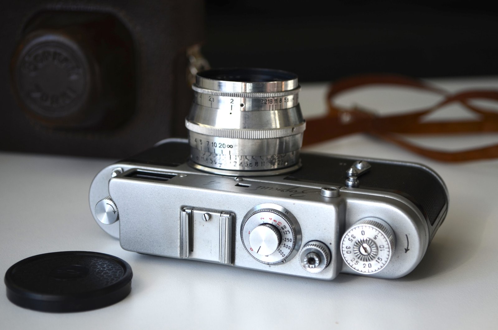 Zorki 4 35mm rangefinder camera Jupiter-8 f2 50mm №69953261 - Image 2