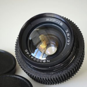 Cine-mod Mir 1B 37mm f2.8 m42 Focus+Aperture Gears №90004146