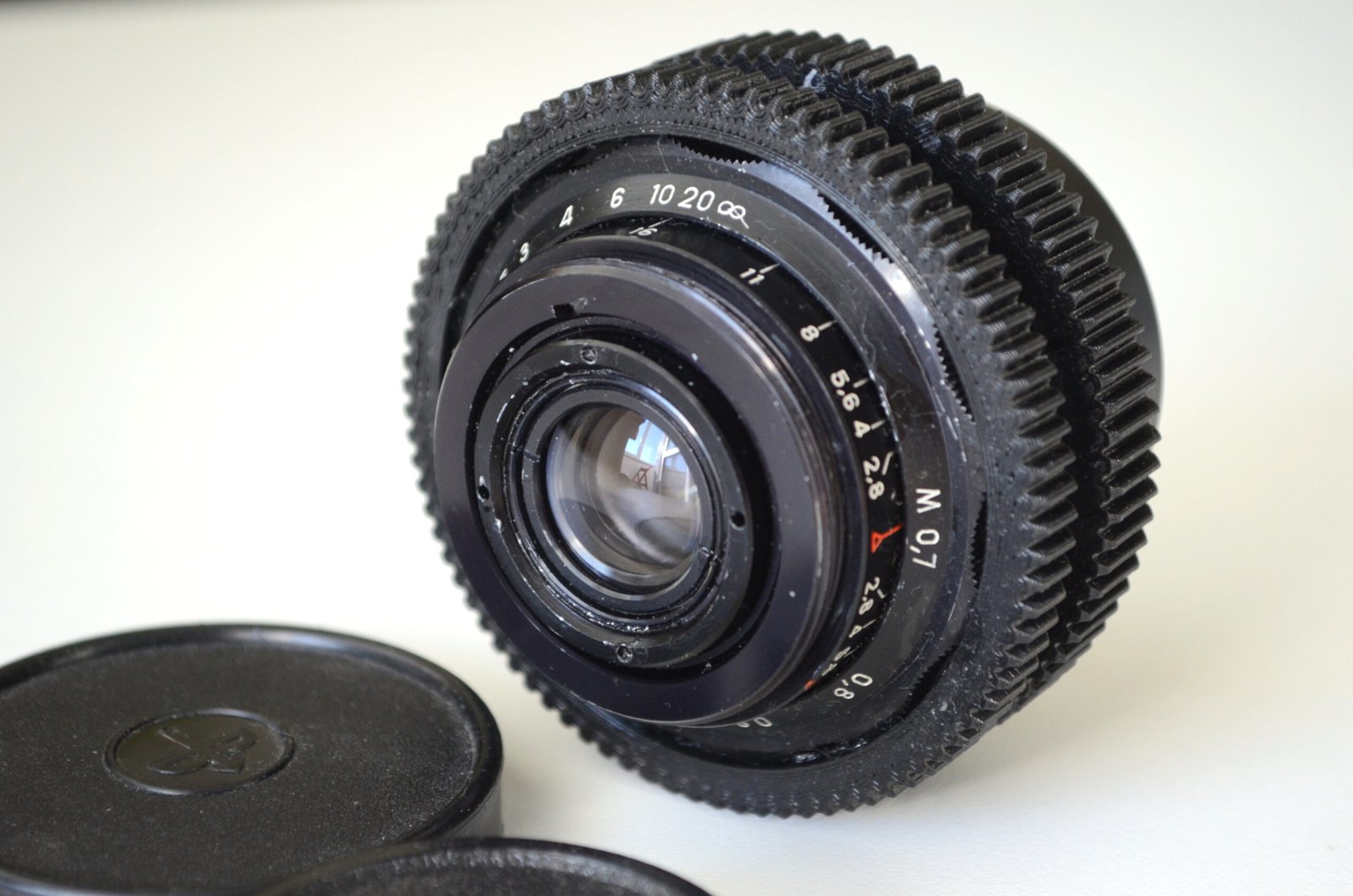 Cine-mod Mir 1B 37mm f2.8 m42 Focus+Aperture Gears №90004146 - Image 3