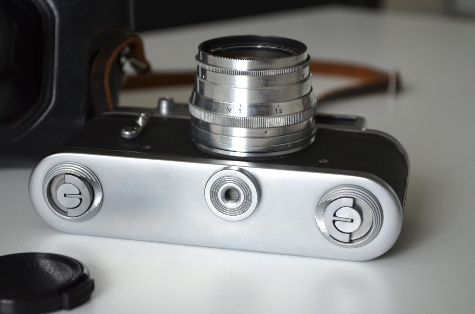 Zorki 4k Soviet Rangefinder Camera 35mm with Jupiter 8 2/50mm S/N 77149833 - Image 4
