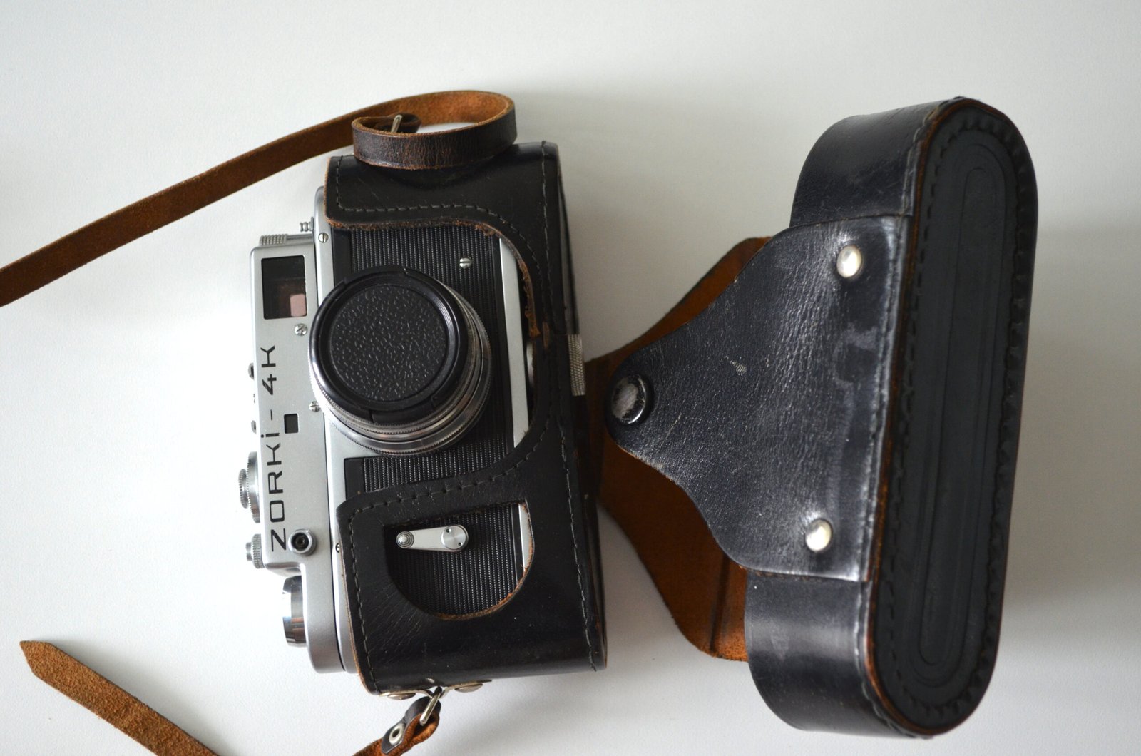 Zorki 4k Soviet Rangefinder Camera 35mm with Jupiter 8 2/50mm S/N 77149833 - Image 12