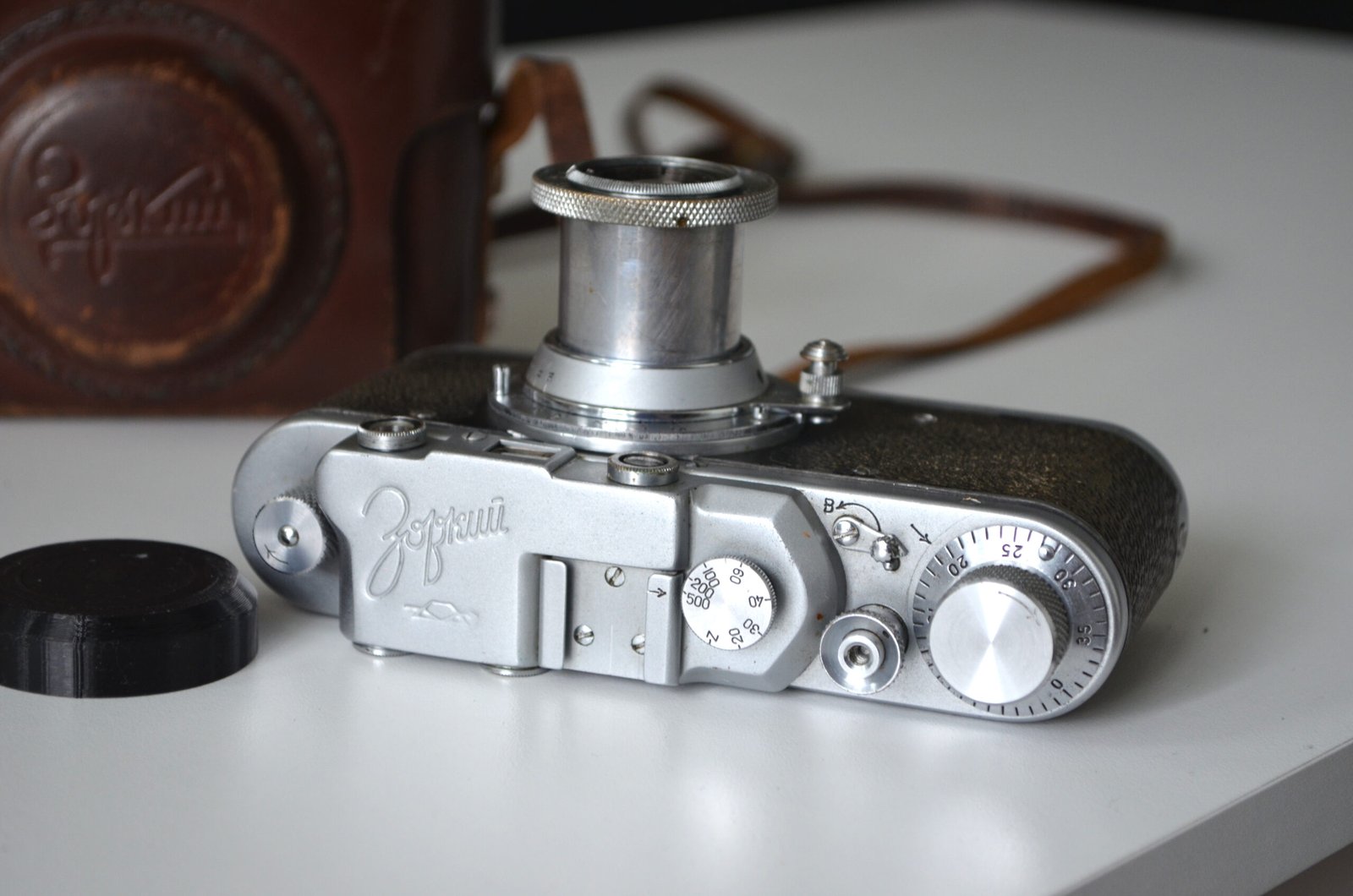 Zorki 1 Soviet Rangefinder Camera 35mm industar 22 50mm s/n 55139286 - Image 2