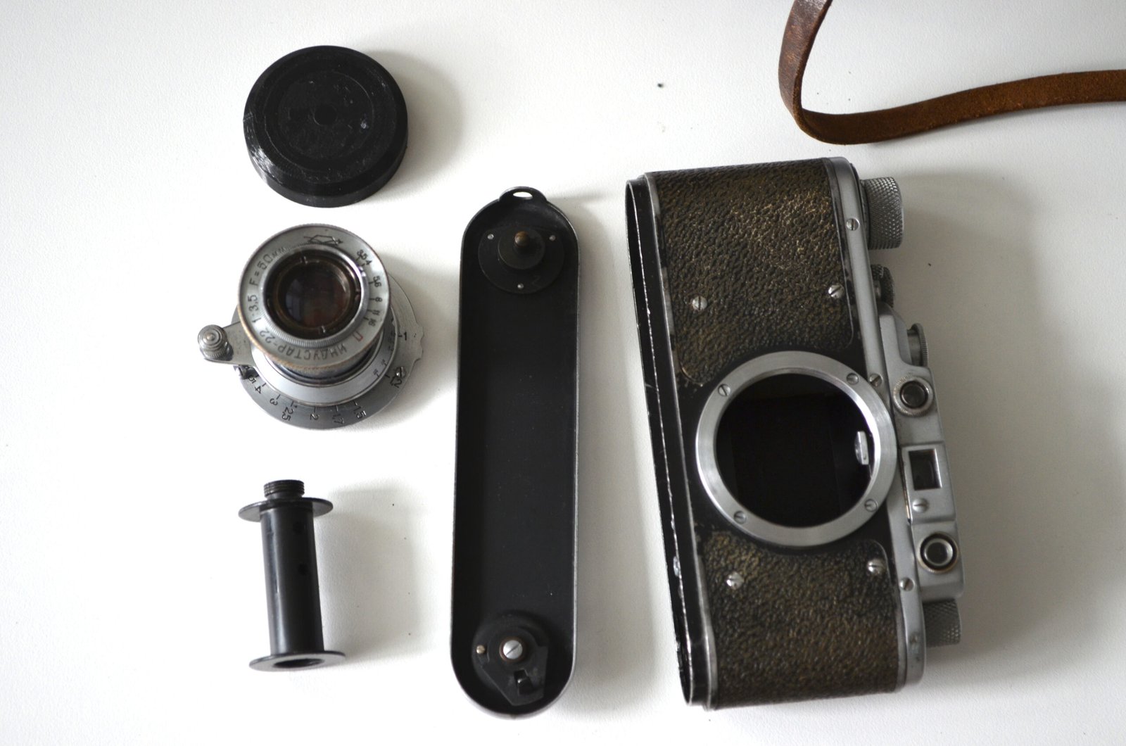 Zorki 1 Soviet Rangefinder Camera 35mm industar 22 50mm s/n 55139286 - Image 7