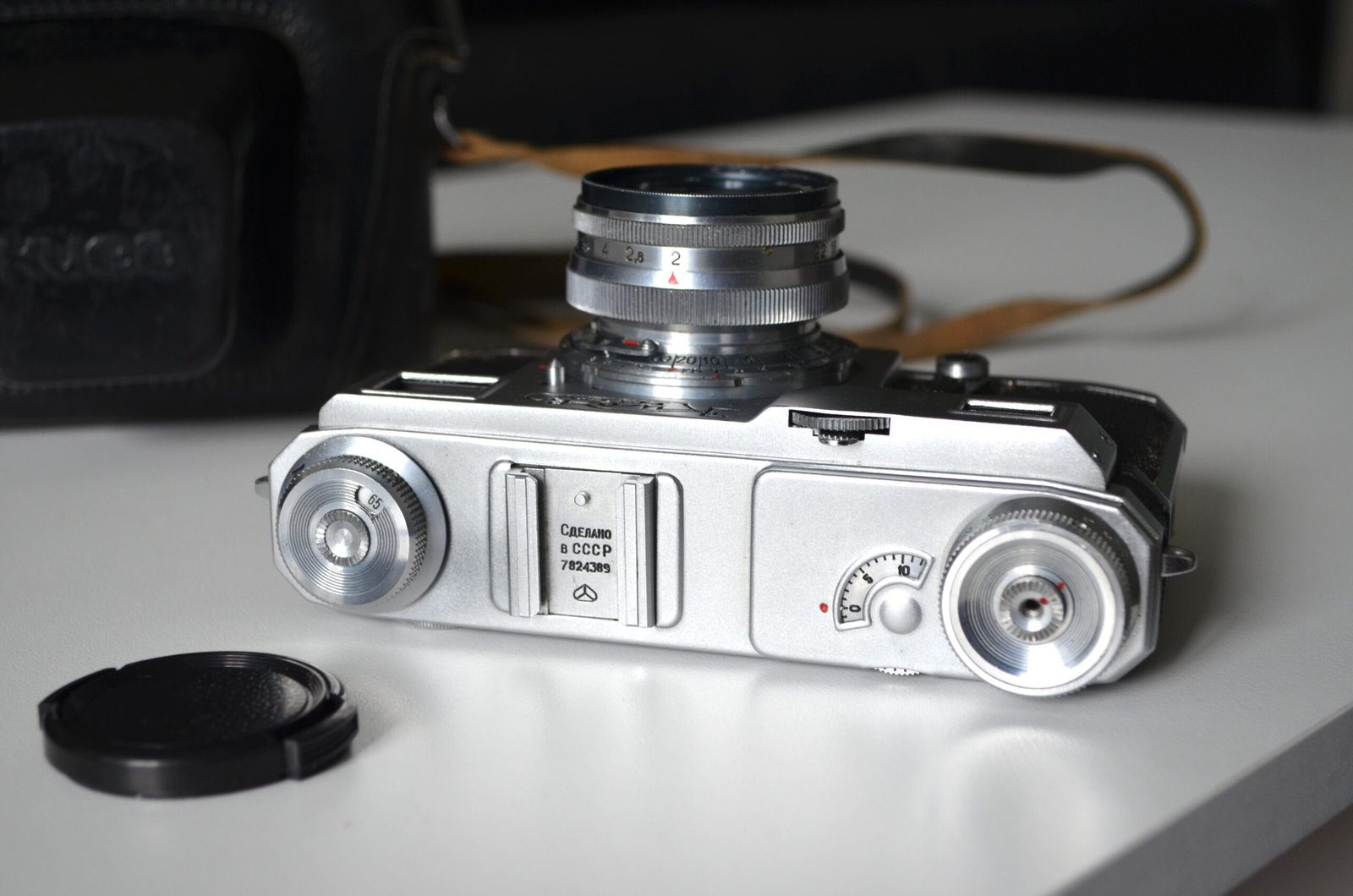KIEV 4A 35mm RF camera with Jupiter 8m 2/50mm lens s/n 7824389 - Image 8