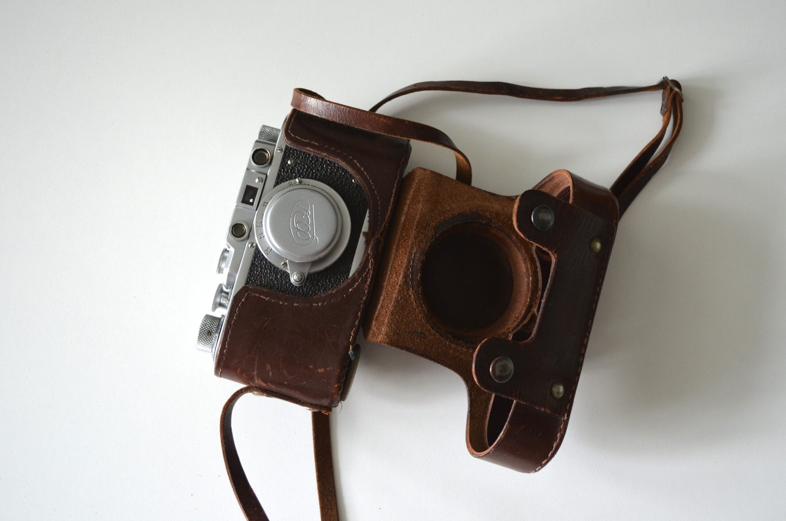 FED 1 Dzerzhinsky Rangefinder Camera 35mm industar 10 3.5/50mm S/N 318867 - Image 11