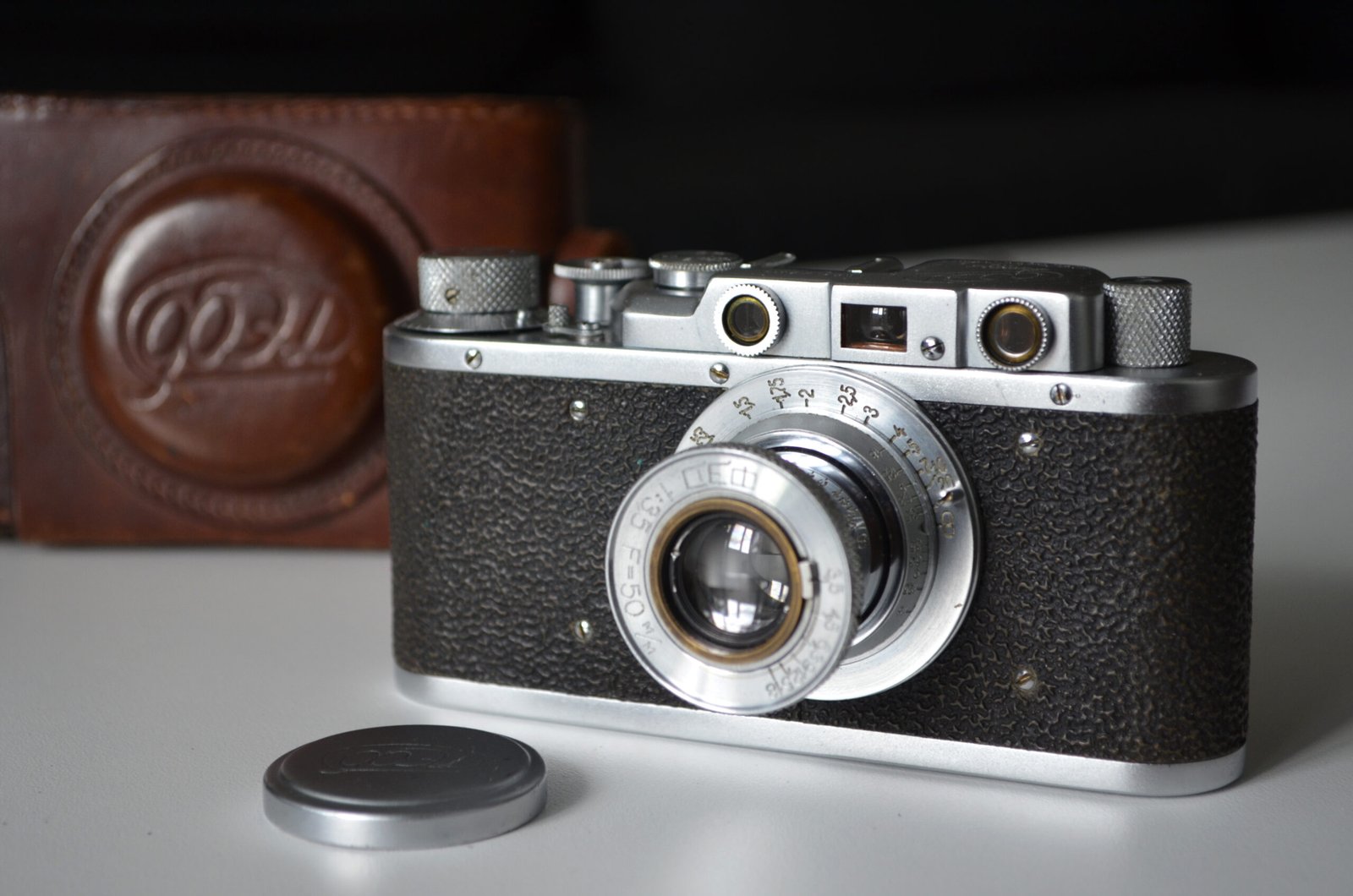 FED 1 Dzerzhinsky Rangefinder Camera 35mm industar 10 3.5/50mm S/N 318867